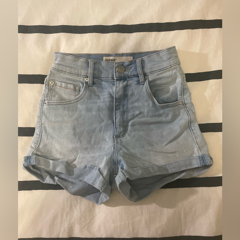 garage jean shorts